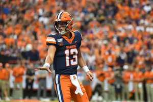 Tommy DeVito returns as Syracuse's starting quarterback this season after throwing for 2,360 yards, 19 touchdowns and five interceptions in 2019.
