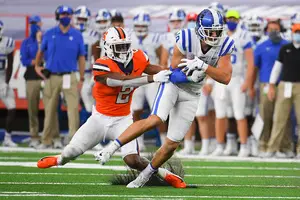 Despite forcing turnovers, Syracuse's porous run defense and failure to help Tommy DeVito contributed to its third loss of the season against Duke.