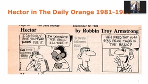 Robb Armstrong created his comic series “Hector” for The Daily Orange during his time as a Syracuse University student. 