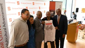 SU students launched a petition last year to award an honorary degree to Richardson.