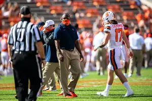 SU head coach Dino Babers defended his decision to punt on 4th down with Syracuse down just six points at the time to No. 1 Clemson.