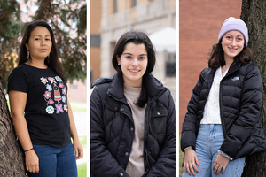 Danielle Smith, Rebecca Sereboff and Sam Aaronson have been working to propel demands made by various groups of students from marginalized backgrounds on campus. 