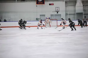 Syracuse's (pictured last season) series against Lindenwood has been postponed to an undetermined date due to COVID-19 protocols for the Lions.