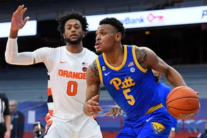 Au’Diese Toney grabbed 14 rebounds and controlled the glass in Syracuse's first matchup against Pittsburgh. 