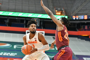 Quincy Guerrier finished with 20 points and nine boards in Syracuse's upset win over No. 16 Virginia Tech.