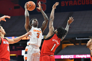Kadary Richmond scored 14 points in 16 minutes against the Wolfpack.
