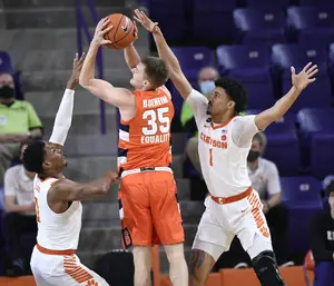 Buddy Boeheim had eight points and Syracuse shot just 30% from the field in its blowout loss to Clemson.
