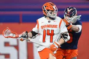 Owen Seebold scored two goals in Syracuse's 20-10 win over No. 2 Virginia.