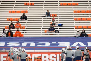 Syracuse played its first game in the Carrier Dome with fans in 370 days on Saturday.
