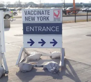 The 110,000 square-foot Exposition Center at the New York State Fair grounds opened up as a vaccination site on Jan. 14, and has provided over 160,000 doses so far. 