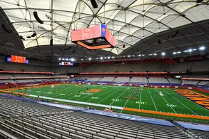 The Carrier Dome opened its doors to club teams at Syracuse after stopping practices last semester. 