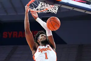 Guerrier averaged 13.7 points and 8.4 rebounds per game this season for SU.