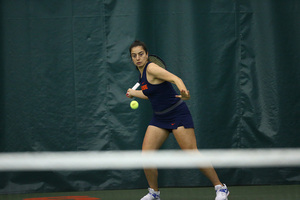 Zeynep Erman won Syracuse's only point in a 6-1 loss against No. 1 UNC. 