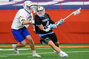 North Carolina's Chris Gray finished with two goals and six assists against the Orange.