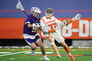 Owen Hiltz is the ACC's second-leading freshman point getter in his first year at Syracuse.