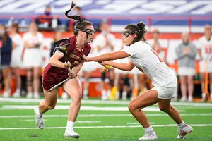 Charlotte North, Boston College's leading goal scorer, scored five goals in the Eagles' win over Syracuse.
