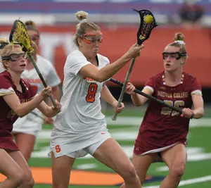Seven players scored for the Orange in their 16-7 win over No. 4 Boston College. 