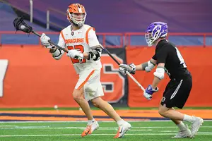 Chase Scanlan did not play in Syracuse’s 13-11 win over Virginia on Saturday.