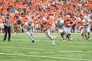 Hackett won Syracuse's Bill Maxwell award in 2019, awarded to the most improved offensive player.