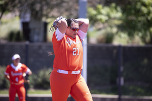 Alexa Romero earned her tenth and final loss of the season against Georgia Tech in the ACC Tournament. 