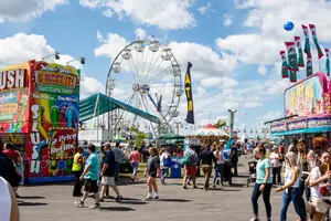 Pictured here in 2019, 1.3 million visitors came to the fair when it was last held.