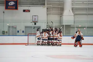 Syracuse women's ice hockey announced its 2021-22 schedule, with its first exhibition game against Rensselaer Polytechnic Institute ​on Sept 19.