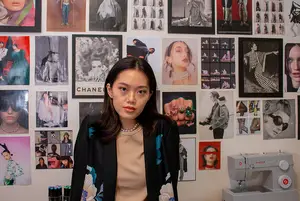 FADS is asking designers to be inspired by organic shapes and materials for this fall’s first in-person fashion show since 2019. The theme is just what FADS co-president and the show’s creative director Jessie Zhai (pictured) was hoping for.