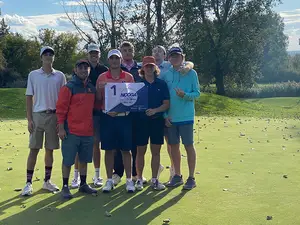 Syracuse's club golf team won its recent NCCGA tournament by 32 strokes. 