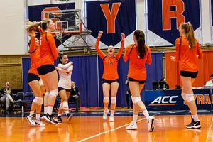 Syracuse only had 13 errors in its straight sets win over Clemson. 