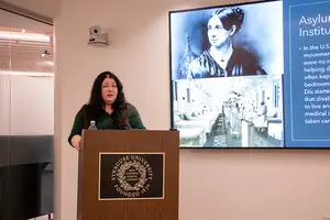 Kate Corbett Pollack, a coordinator at Syracuse University’s Disability Cultural Center, said Indigenous people were forced into psychiatric hospitals and schools.
