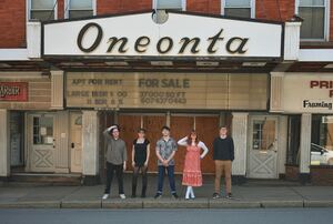Seeing Double is a multi-genre band comprised of five SUNY Oneonta juniors. From left to right: Mike Aaron, Ali McQueeney, Zach Torncello, Allie Sandt, and Dylan Travison.