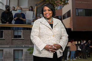 Banks joined SU as the vice president for the student experience and was instrumental in the creation of the university’s DEIA plan and working with Stand with Survivors SU.
