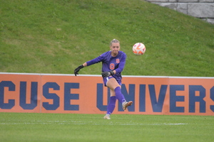 Vanderbosch's eight saves are a season-high for the freshman keeper.