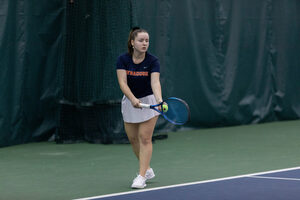 Kanapatskaya won her singles match in straight sets, 7-5 and 6-4, in the No. 3 singles spot against Cornell.