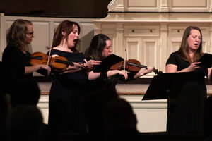 As part of their ongoing series, 'Music and Message,' Hendricks Chapel hosted Incantare on Sunday, February 19, 2023. Drawing influence from the Jewish community in the 15th and 16th centuries, the concert highlighted music from underrepresented composers of the time period.