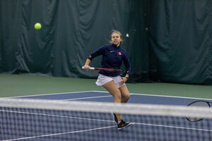 Despite Syracuse suffering its first team loss of the year, Kozyreva remained perfect in singles with a straight-set win.