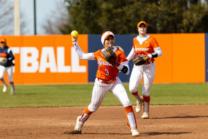 Rebecca Clyde began her softball career in her junior year of high school, only having played junior varsity baseball prior. Now, the infielder’s experience helped her excel at SU.