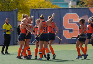 SU's offense overpowered Sacred Heart en route to a 6-1 victory to open the season. 