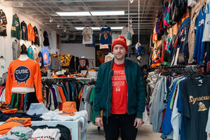 Established in 2019, Scholars and Champs collects one of a kind Syracuse merchandise. Bert Afsesser, the store’s owner, is also an SU alum with a commitment to the community.