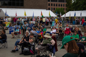 Sitting in folding chairs and decked out in green gear, visitors to the Irish Festival enjoyed the culture of Ireland. With food, drinks, and dancing, the Irish Festival is not an event to miss.
