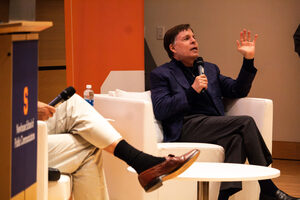 Before Bob Costas earned a reputation as one of the best sports broadcasters, he was a Syracuse student. Costas returned to SU on Friday to share tales of his storied career with students.