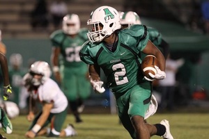 British Brooks tallied 2,597 rushing yards and 31 touchdowns across his last two seasons with Ashbrook High School in North Carolina.