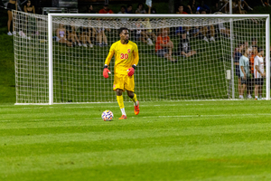 Syracuse goalkeeper Jahiem Wickham earned ACC defensive player of the week honors after two clean sheets against Colgate and North Carolina. 