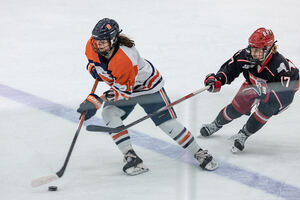 Two goals in the second period helped Syracuse defeated RPI 3-2 and snap a 3-game losing streak.