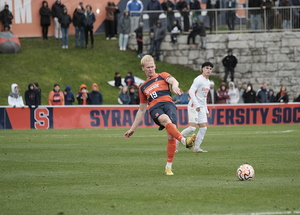 Buster Sjoberg scored a game-tying goal on a free kick in the 78th minute against Clemson to secure a 1-1 draw.
