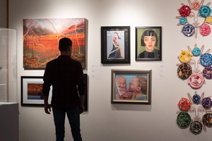 This Everson exhibit combines work with art by featuring locally employed individuals in the Syracuse community. The art is shown in both the museum and participants’ workplaces.
