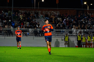 Despite being SU’s only freshman, Ezra Widman feels at home with the Orange thanks to upperclassmen taking him under their wings and easing him into college soccer.