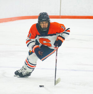 Kate Holmes scored her first collegiate goal in Syracuse when she played for Northeastern. Now, she leads the Orange in points during her graduate season.