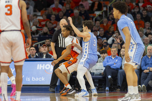Syracuse trailed by one with just over six minutes reaming, but outmatched No. 7 North Carolina down the stretch for an upset win.