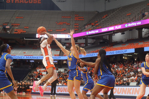 Dyaisha Fair scored 15 of her 23 points in the fourth quarter to lead No. 17 Syracuse’s comeback victory over Pitt.
